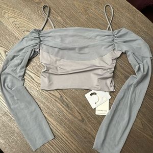 Commense Crop Top Long Sleeve
